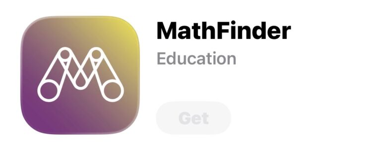 Download MathFinder App to Your iPad
